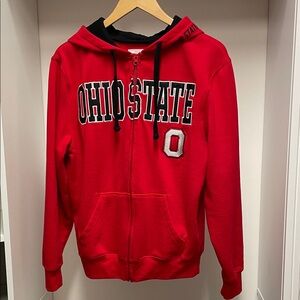 Ohio State Red Zip-Up Hoodie Men’s Size S